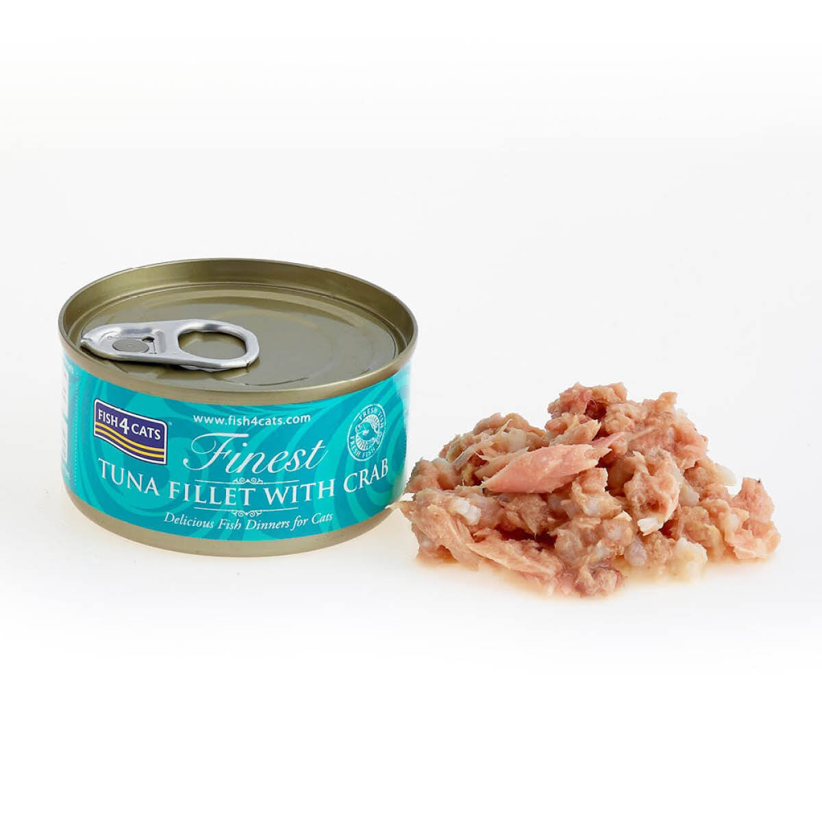 Fish4Cats Filete de Atún con Cangrejo para Gatos